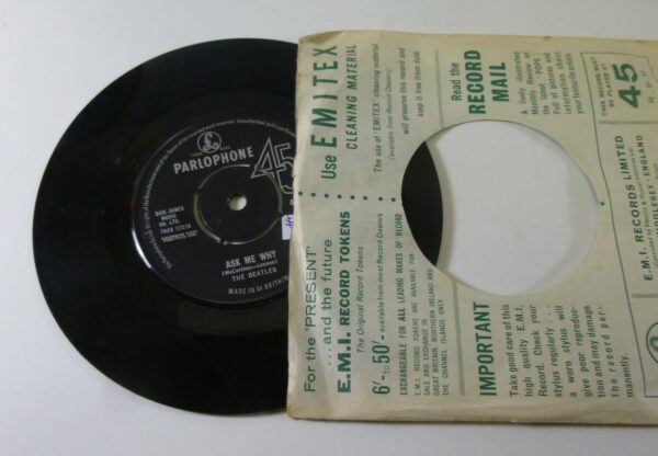 * Beatles 'Please Please Me'/'Ask Me Why', 45 rpm Single Record *