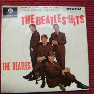 * Beatles 'THE BEATLES' HITS', mono EP Record, in red on white PC, c.1963 *