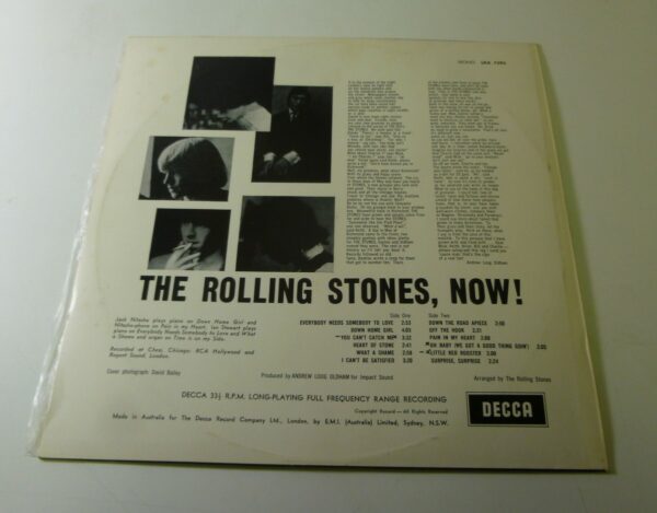 * Rolling Stones 'THE ROLLING STONES, NOW', mono LP Record, AU c.1965 *