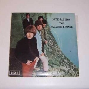 * Rolling Stones 'SATISFACTION', EP Record, DFEA 7544, in PC, c.1964 *
