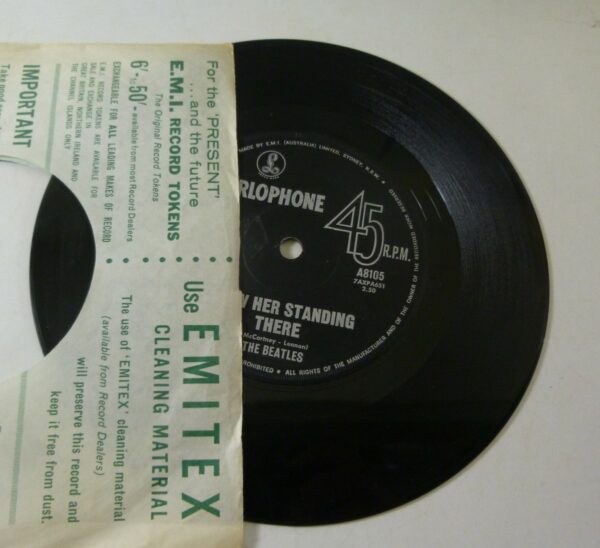 * Beatles 'Love Me Do / I Saw Her Standing There'', 45 rpm Single Record