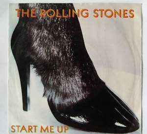 * Rolling Stones 'START ME UP & NO USE IN CRYING', Single Record, GB *