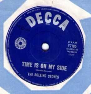 * Rolling Stones 'Time Is On My Side & Congratulations', Single Record, c.1964 *