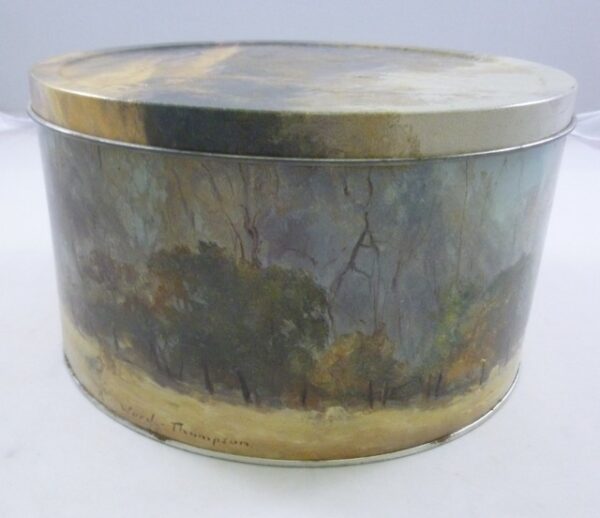 Arnott's Aust'n Collection 1 'Countryside', 900g. Biscuit tin, c.1979 *