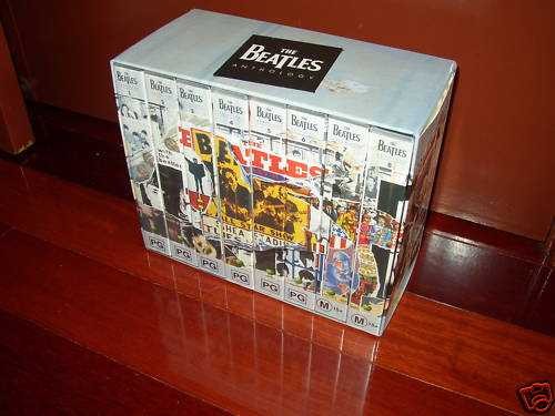 Beatles ANTHOLOGY BOX SET x 8, on VHS