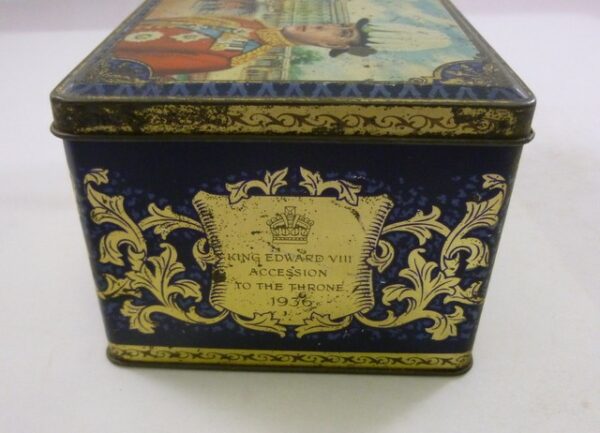 Arnott's 'King Edward VIII Accession', rectangular, 11 ozs. Biscuit Tin, c.1936 *