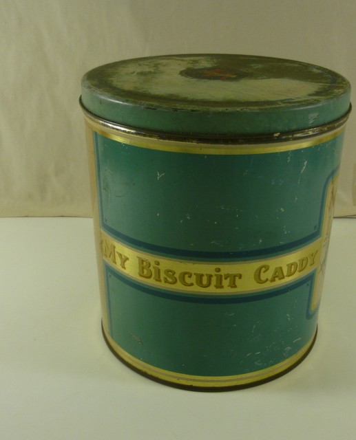 William Arnott's 'MY BISCUIT CADDY', 1¼ LB. Biscuit Barrel Tin, c.1934 *