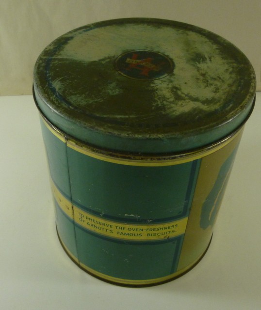 William Arnott's 'MY BISCUIT CADDY', 1¼ LB. Biscuit Barrel Tin, c.1934 *