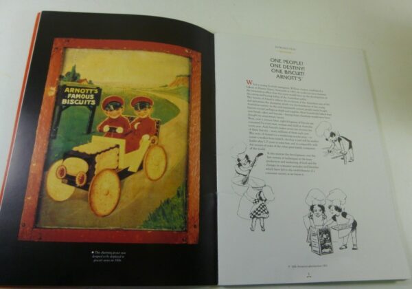 ARNOTT'S '125 Years of Making & Selling Biscuits' s-c Book *
