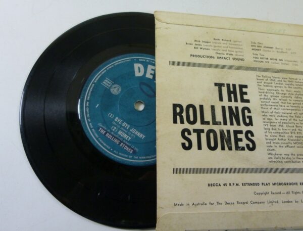 Rolling Stones 'THE ROLLING STONES', EP Record, DFEA 8560, in PC, c.1964