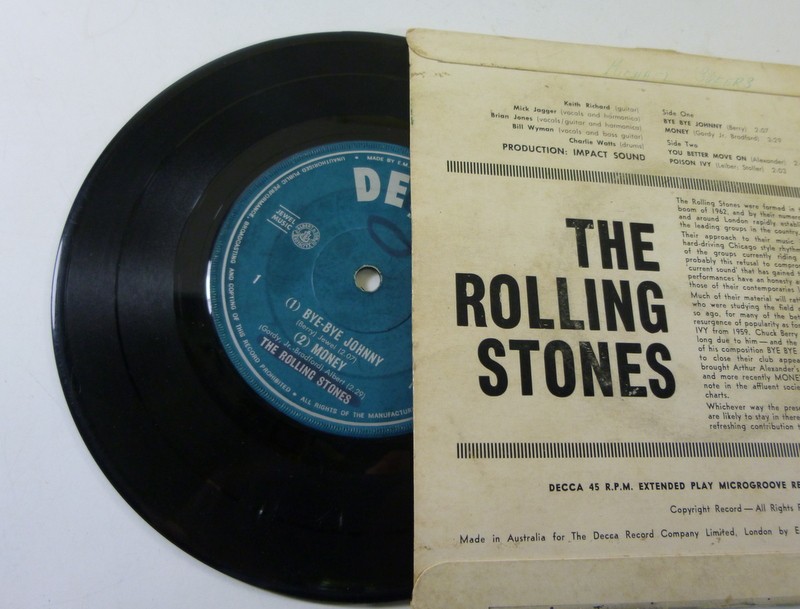 PC,　STONES',　–　in　Treats　EP　'THE　c.1964　Stones　Rolling　Record,　ROLLING　Treasures