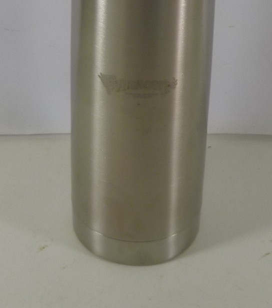 Arnott's 'Famous Parrot', engraved image, Vacuum Flask, in stainless steel