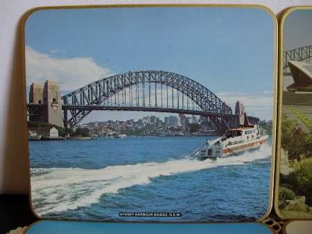'Sydney Scenes', vintage Table Place Mat Set of 6
