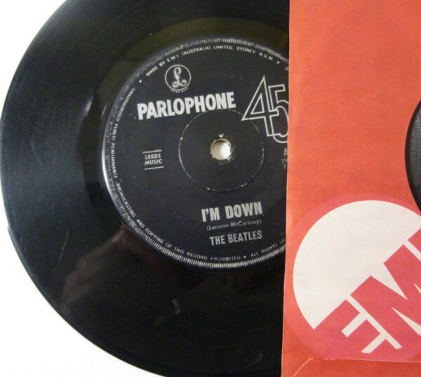 Beatles 'Help' & 'I'm Down', Single Record 11, AU c.1965