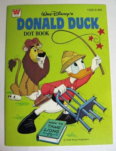 Walt Disney's 'DONALD DUCK', Colouring & Dot Book, c.1977