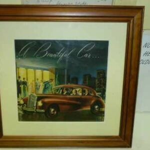 Wolseley, 1950's Saloon, framed Advertising Print, c.1950's