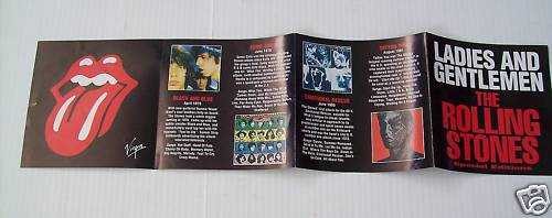 The ROLLING STONES 'Special Editions Albums', Order brochure