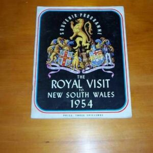 'The ROYAL VISIT To NSW, 1954', Souvenir Program Booklet, c.1954