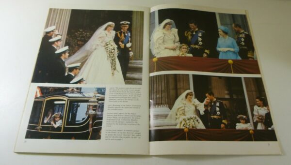 'The Prince & Princess of Wales' WEDDING DAY', (Charles & Diana's Wedding) pictorial Book, c.1981
