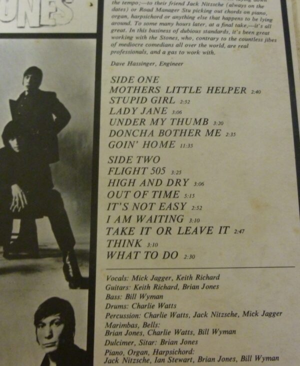 * Rolling Stones 'AFTERMATH', LP Record, SKL 4786, GB c.1966 *