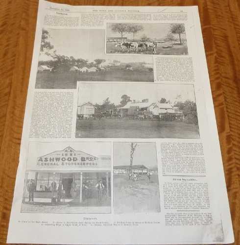 'Coolamon Township', NSW, copy from Town and Country Journal