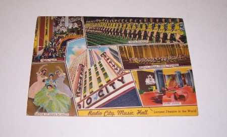 'ROCKEFELLER CENTER' Souvenir fold-out Postcards, Deco, c.1940's