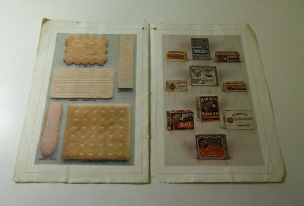 Arnott's original 24-page Catalogue of Pictures of early Biscuit range, c.1910's