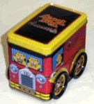 ARNOTT'S 'Tiny Teddy', black & yellow on red, Truck Tin
