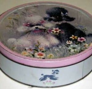 Arnott's Traditional 'Poodles', round, 450g. Biscuit Tin, c.1979 *