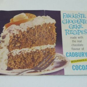 Cadbury's 'Favourite Chocolate Cake Recipes' Pamphelt