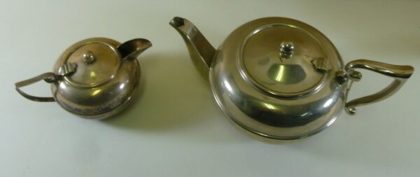 Perfection brand Teapot and Jug Set, in EPNS A1 Silverware