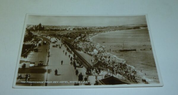 Postcard - 'The Promenade, Whitley Bay, England, c.1940's