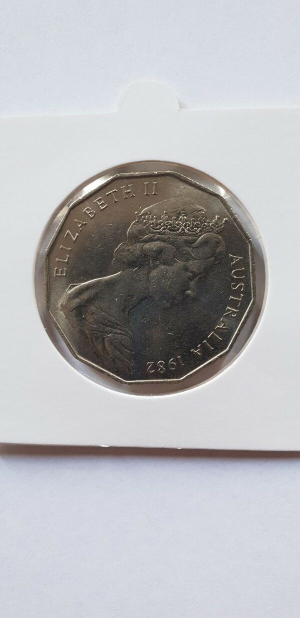 Australian 50c Coin, unc, for 'Brisbane Commonwealth Games', c.1982