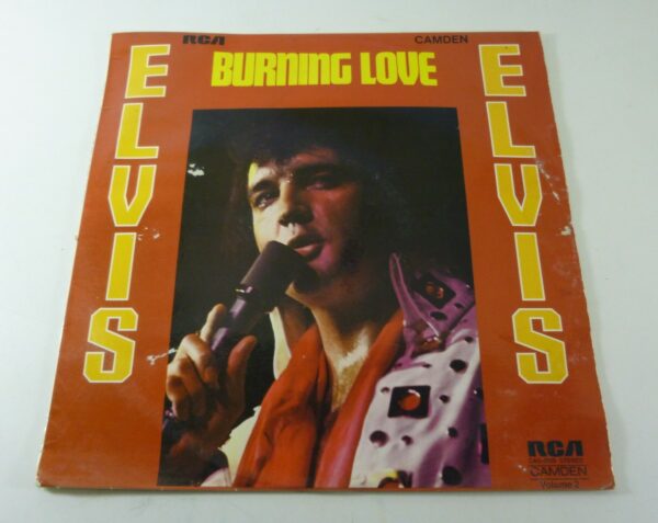 Elvis Presley 'BURNING LOVE & hits from his movies', LP Record