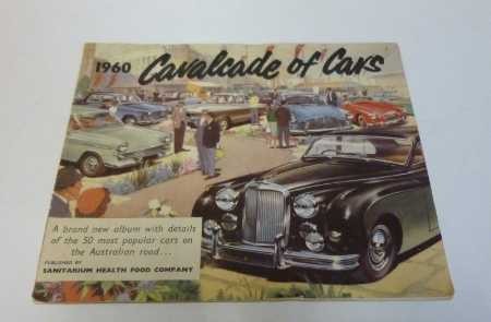 Sanitarium, '1960 Cavalcade of 50 Cars', set of 9 cards, c.1960's