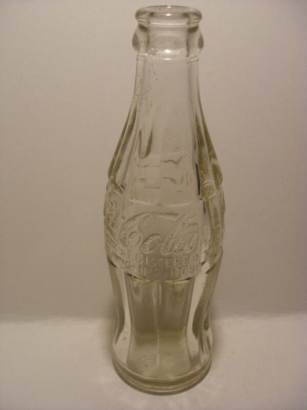 Coca-Cola, 6 FL. OZS. Soft Drink Bottle, in clear glass