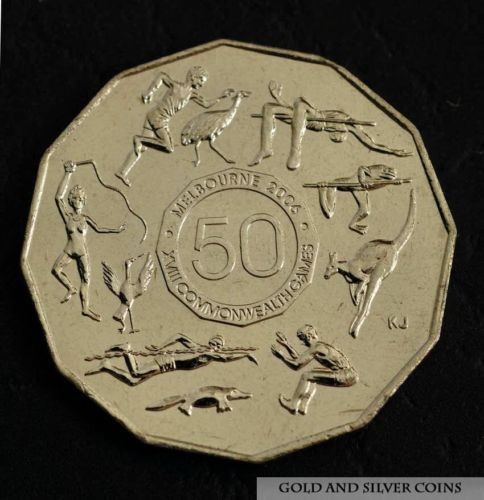 Australian 50c Coin, for 'Melbourne Commonwealth Games', c.2005