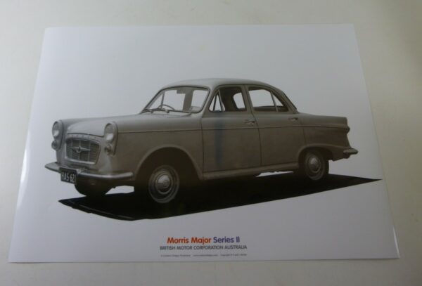 'Morris Major Series 2', BMC Australia Advertsing Poster, A3 size copy