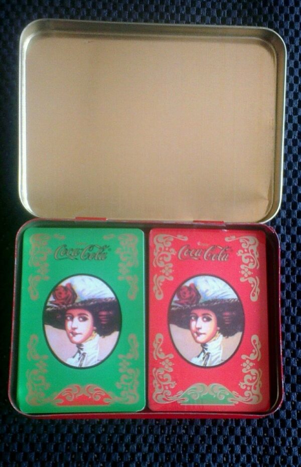 'Coca-Cola', Playing Card Set of 2, in attractive presentation tin