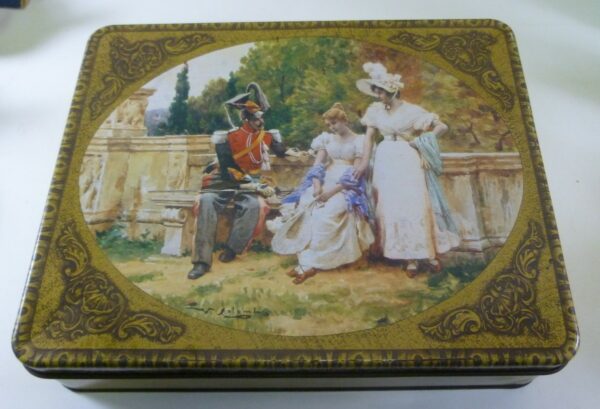 Arnott's Picturesque 'The Chaperone', 900g. Biscuit Tin, c.1981 - very rare!