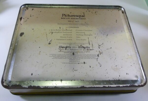 Arnott's Picturesque 'The Chaperone', 900g. Biscuit Tin, c.1981 - very rare!