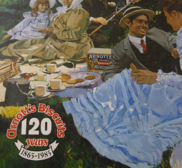 Arnott's 'At the Picnic', A4 size, early Advertising Print