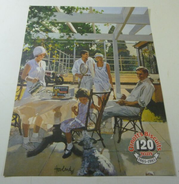 Arnott's 'At the Tennis', A4 size, early Advertising Print