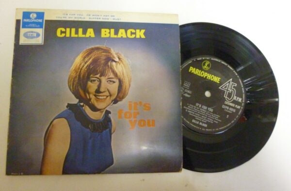 Cilla Black 'it's for you', GEPO 8916, 4-track EP Record, c.1964