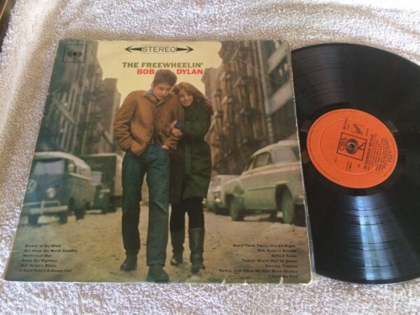 Bob Dylan 'THE FREEWHEELIN'', Stereo LP Record, on CBS label, c.1960's