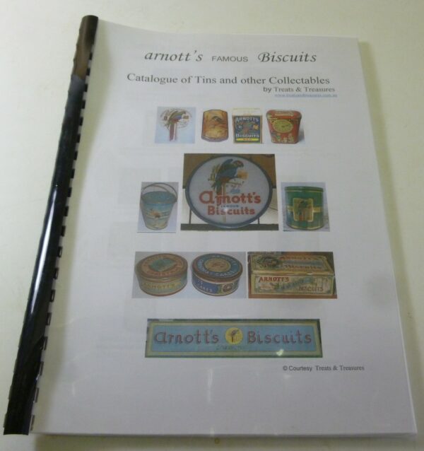 Arnott's 'Tins & other Collectables', A4-size Catalogue
