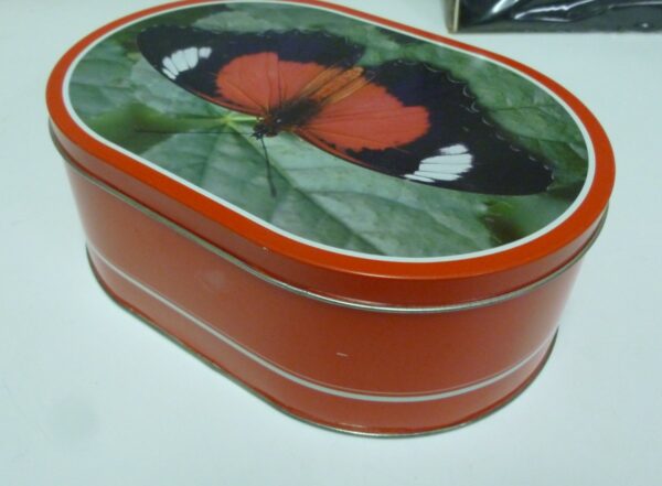 Arnott's 'Butterfly', oval, 450g. Biscuit Tin, c.1988