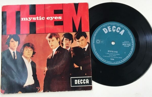 THEM 'MYSTIC EYES', 45 rpm EP Record, c.1964