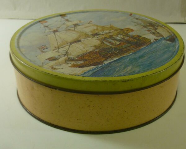 Arnott's Traditional 'Sovereign of the Seas', 450g. Biscuit Tin, c.1978