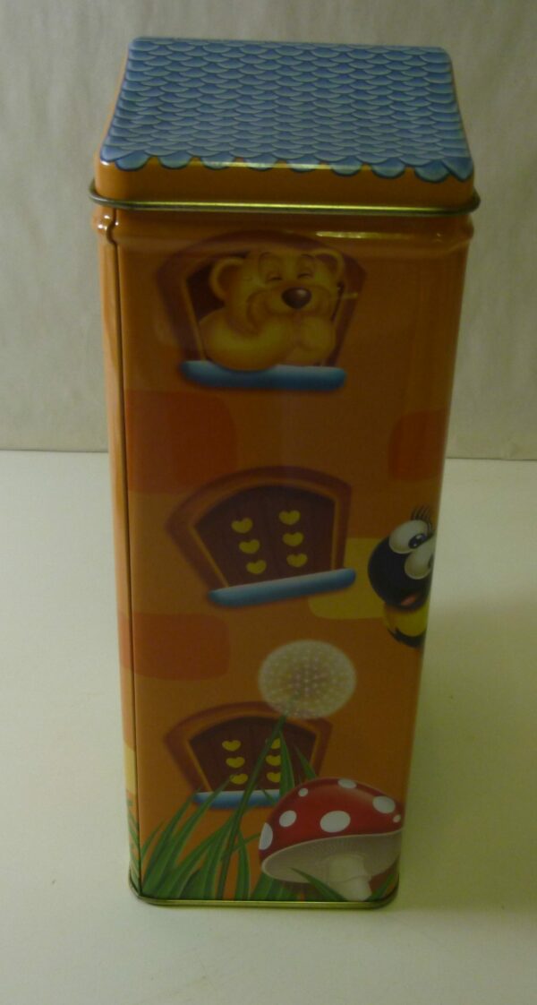 ARNOTT'S Tiny Teddy HONEY, 'Musical HOUSE', 200g. Music Biscuit Tin